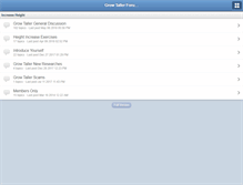 Tablet Screenshot of heightdiscussion.com